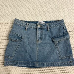 Princess Polly Denim Cargo Skirt